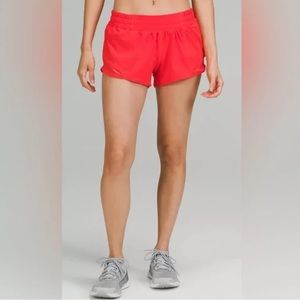 Red, Size 4, Lululemon shorts